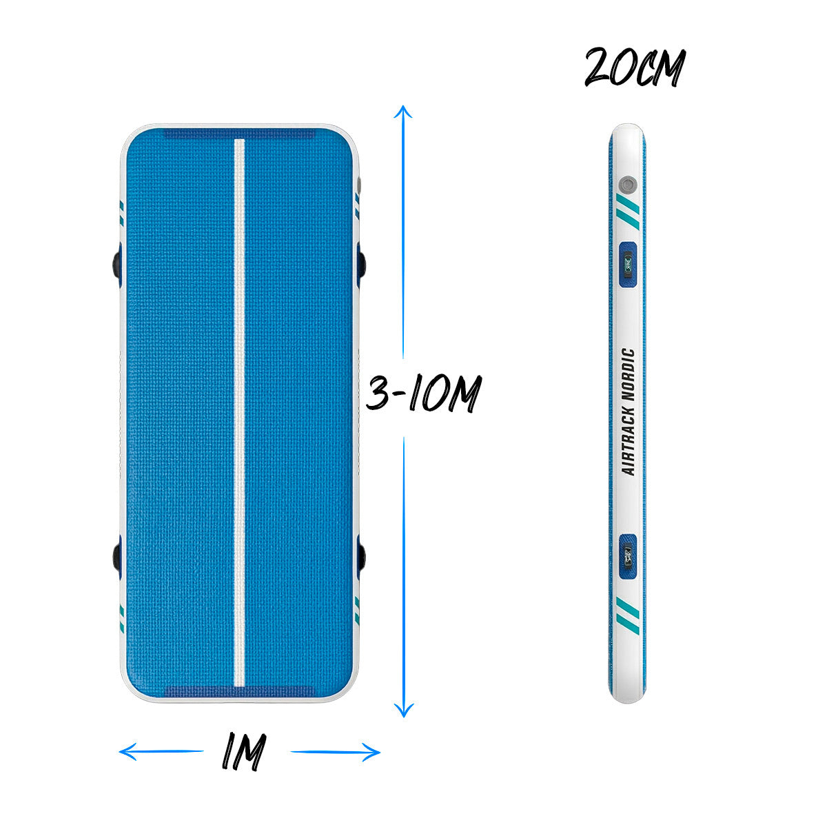 
              Airtrack Nordic Deluxe luftvoltbana