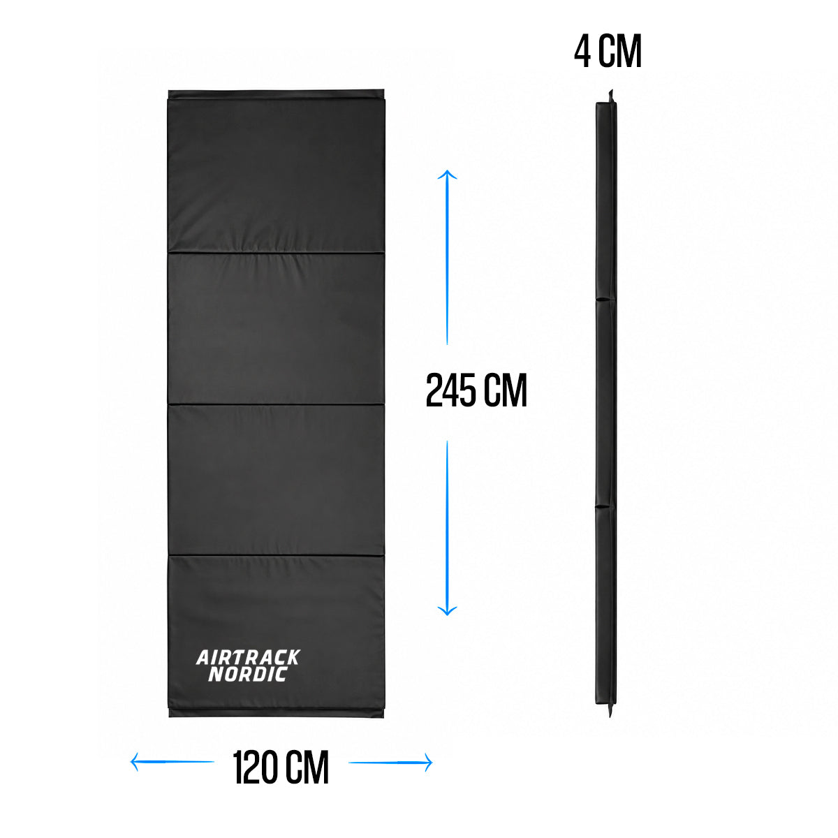 
              AirTrack Nordic Gymnastikmatta 245x120x4cm