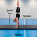 AirTrack Nordic Gymnastikmatta 245x120x4cm