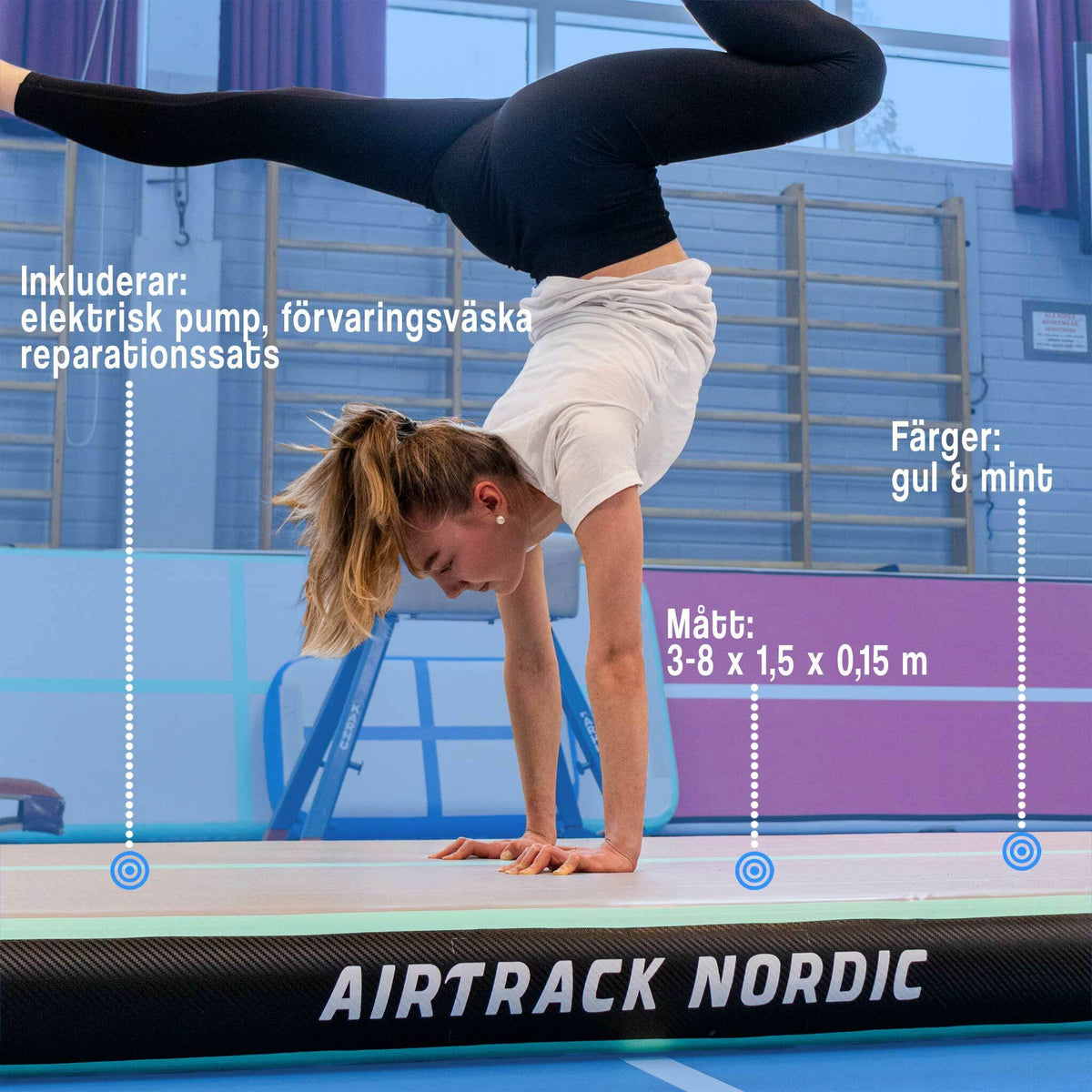 
              AirTrack Nordic Carbon luftvoltbana