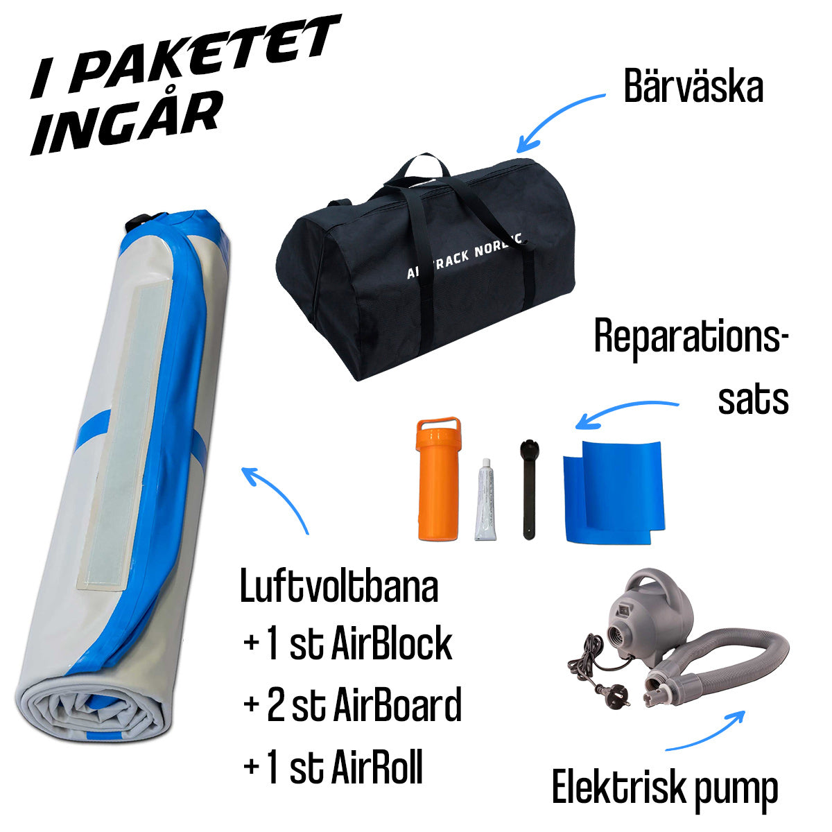 
              AirTrack Nordic träningsset
