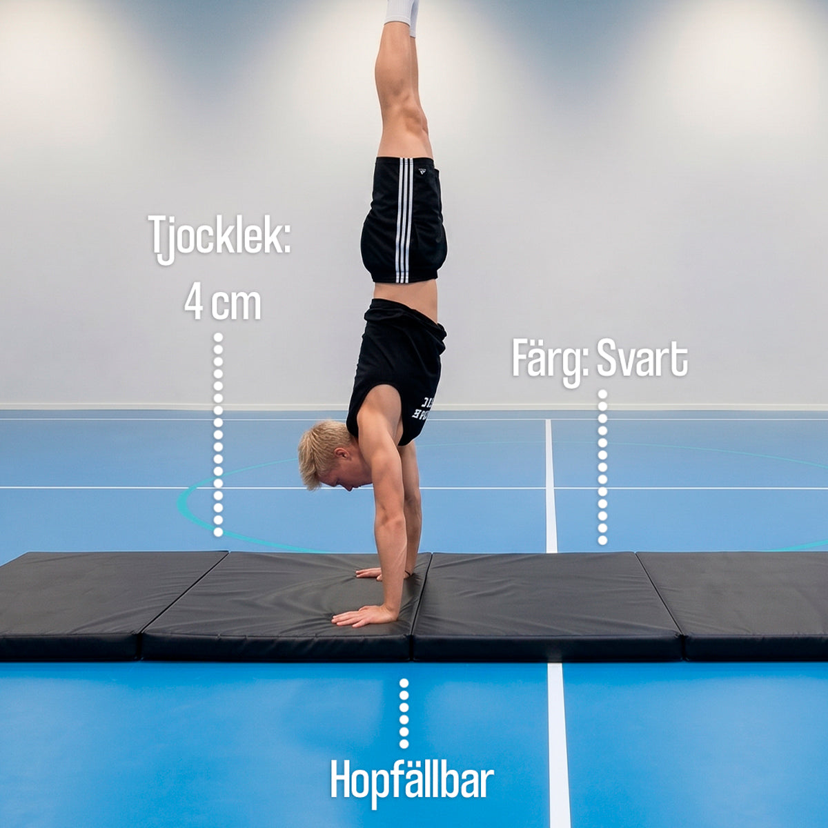 
              AirTrack Nordic Gymnastikmatta 245x120x4cm
