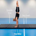 AirTrack Nordic Gymnastikmatta 245x120x4cm